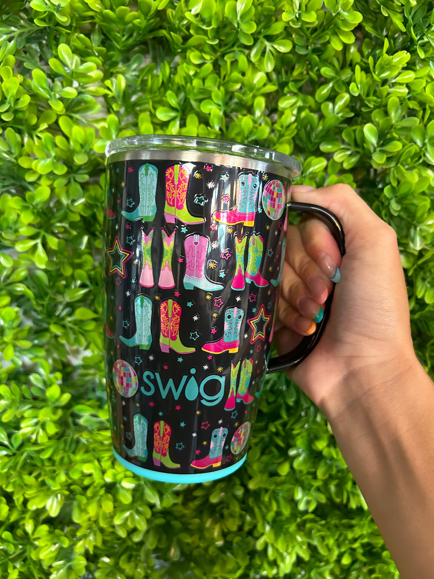 18oz Swig Mug Disco Cowgirl