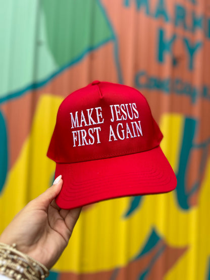 Make Jesus First Again Hat