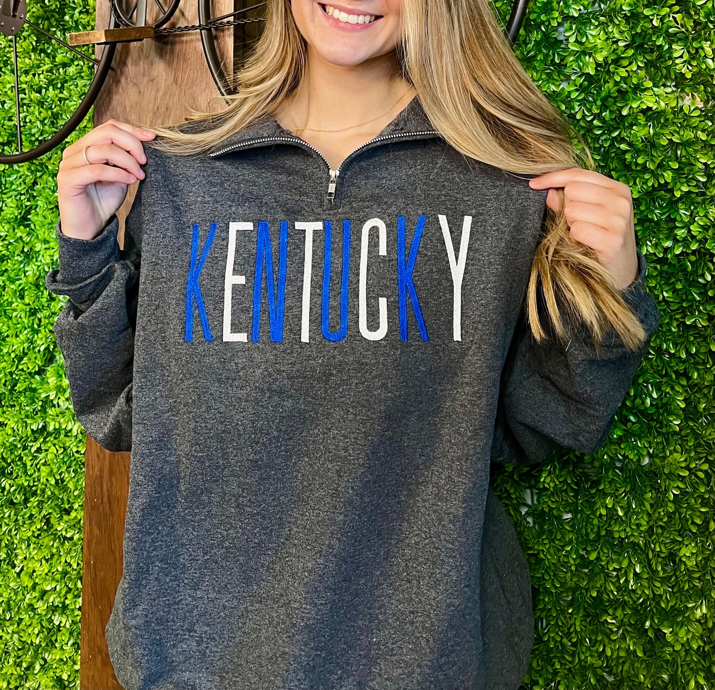 Kentucky Embroidered Quarter Zip