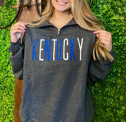 Kentucky Embroidered Quarter Zip