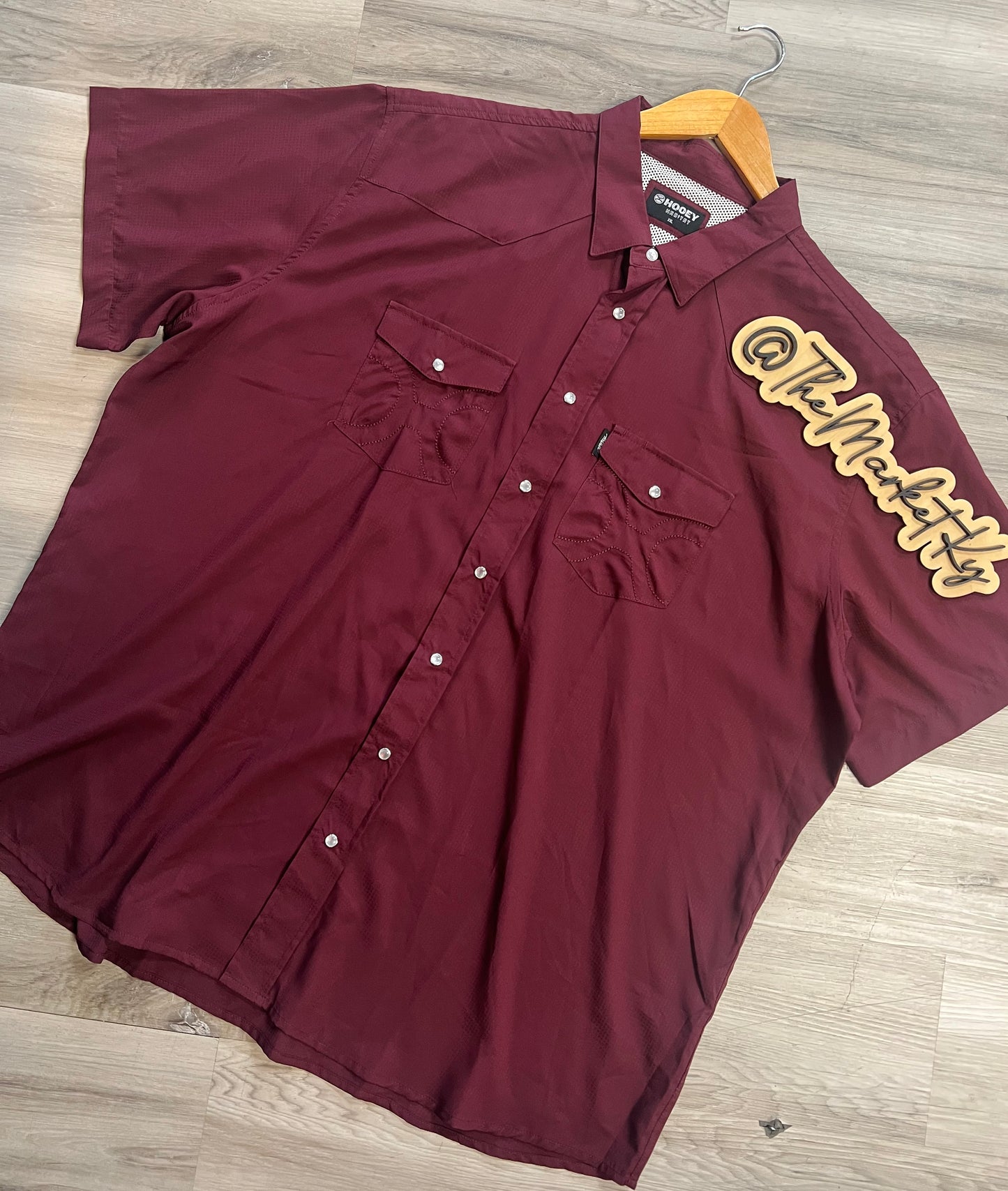 Hooey Sol Mens, Port Royal Short Sleeve Pearl Snap with Lens Cleaner