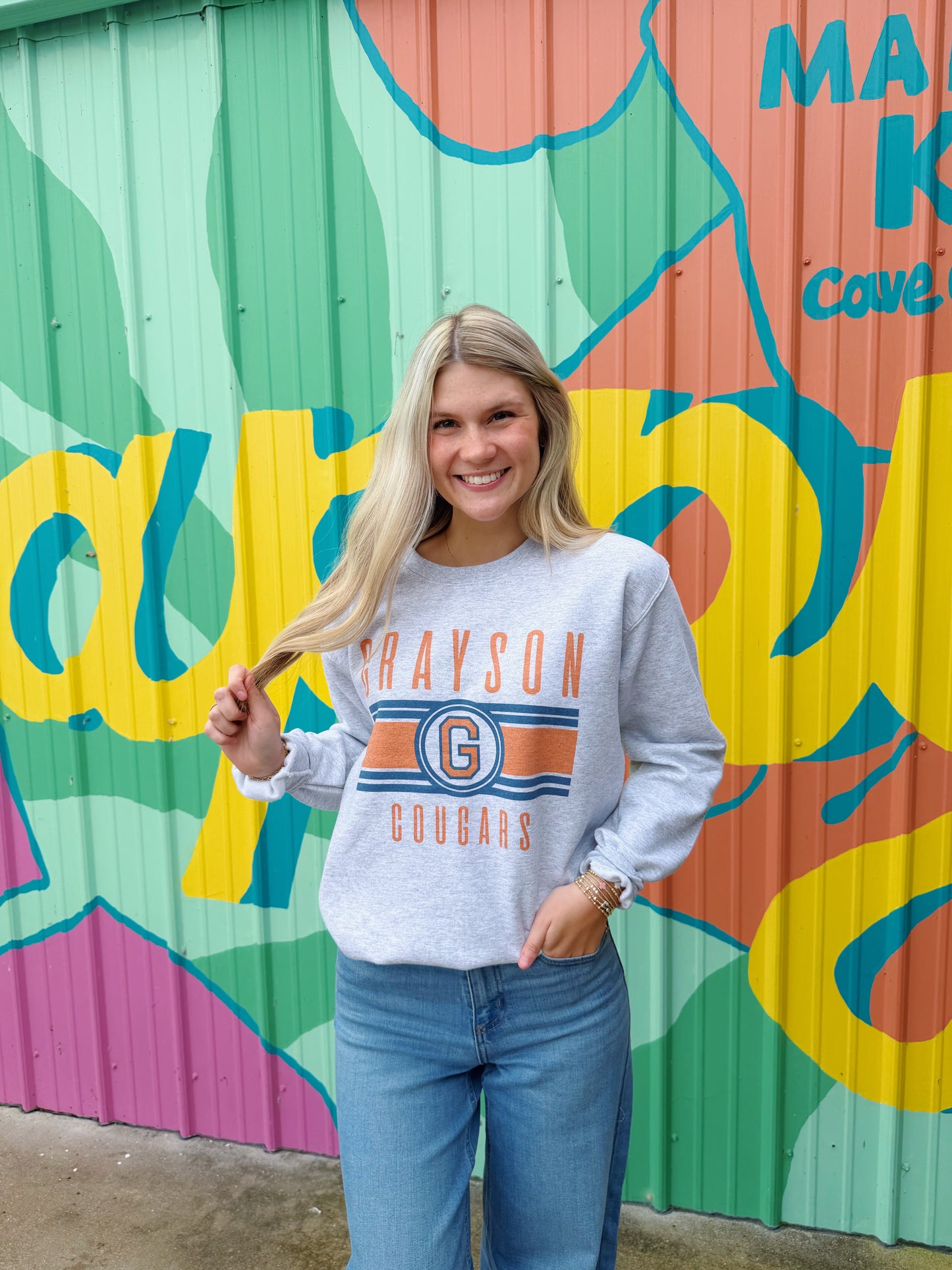 Grayson County Cougars Crewneck