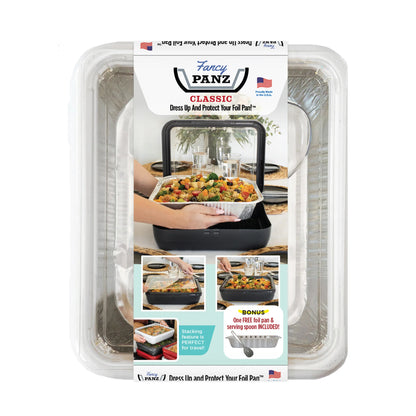 Classic Set - Pan Frame w/ Lid & Serving Spoon - White