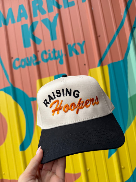 Raising Hoopers Orange Embroidery Basketball Cap