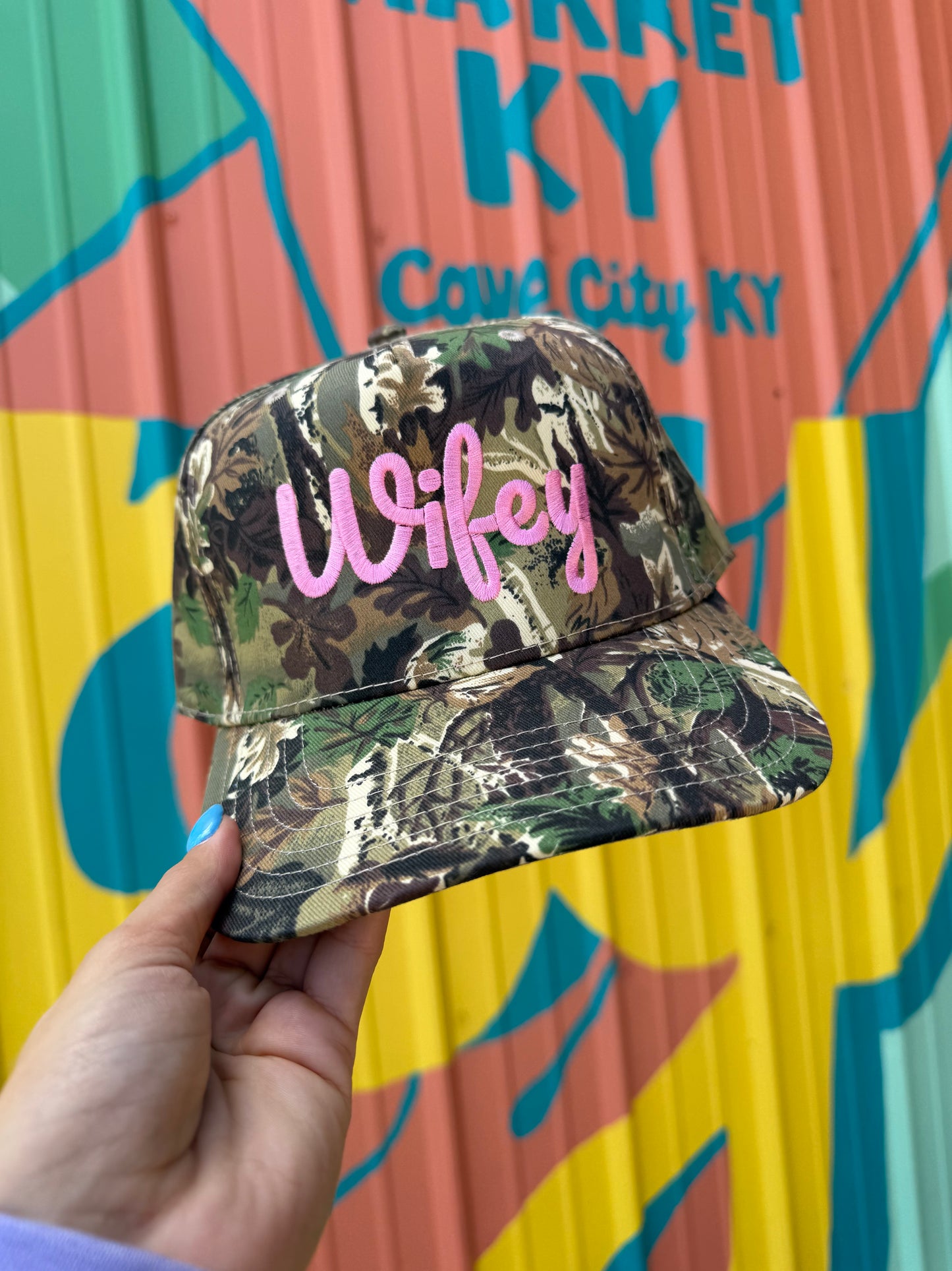 Wifey Camo Trucker Hat