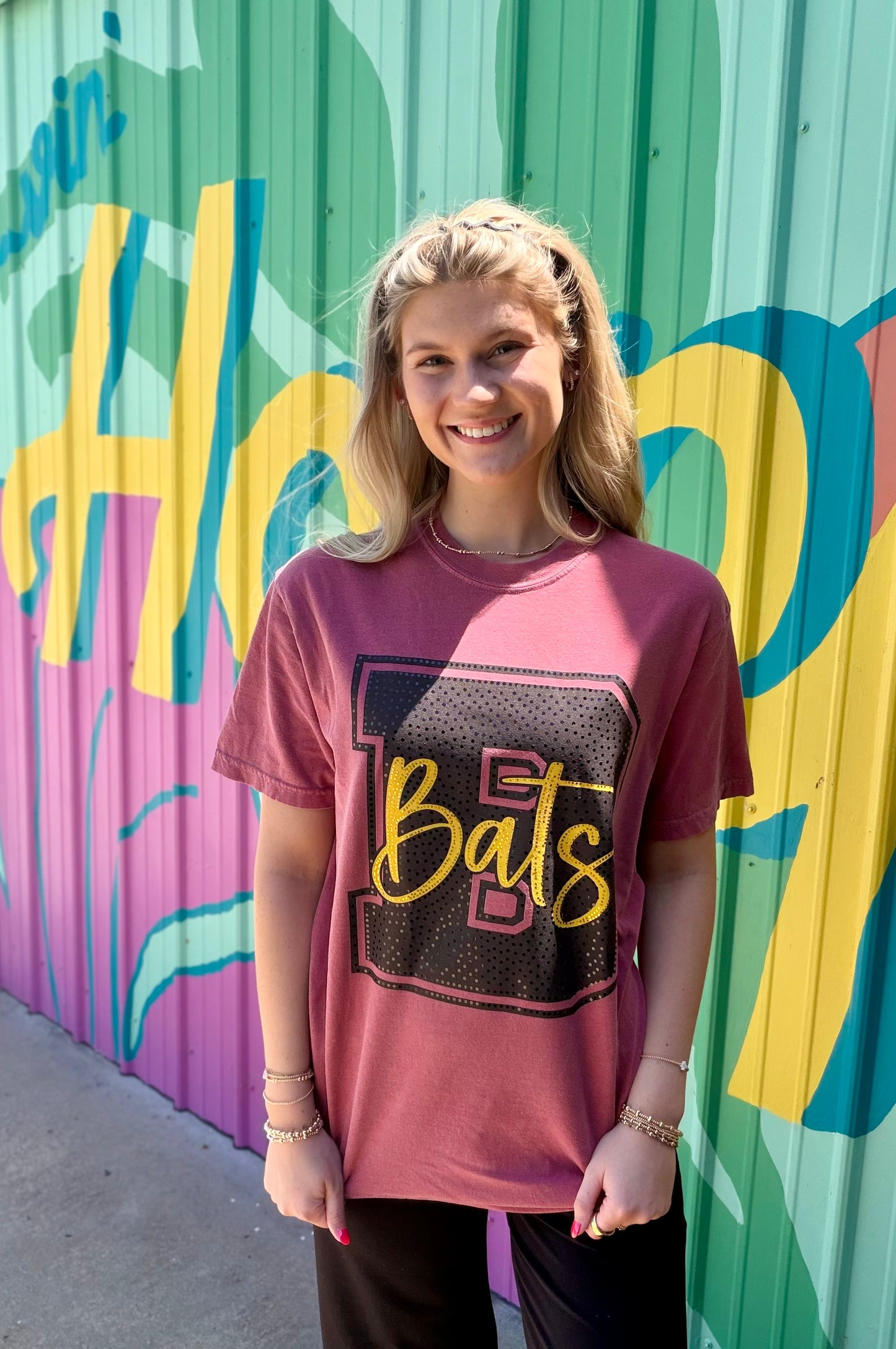 Barren Bats Spangled Comfort Colors Tee
