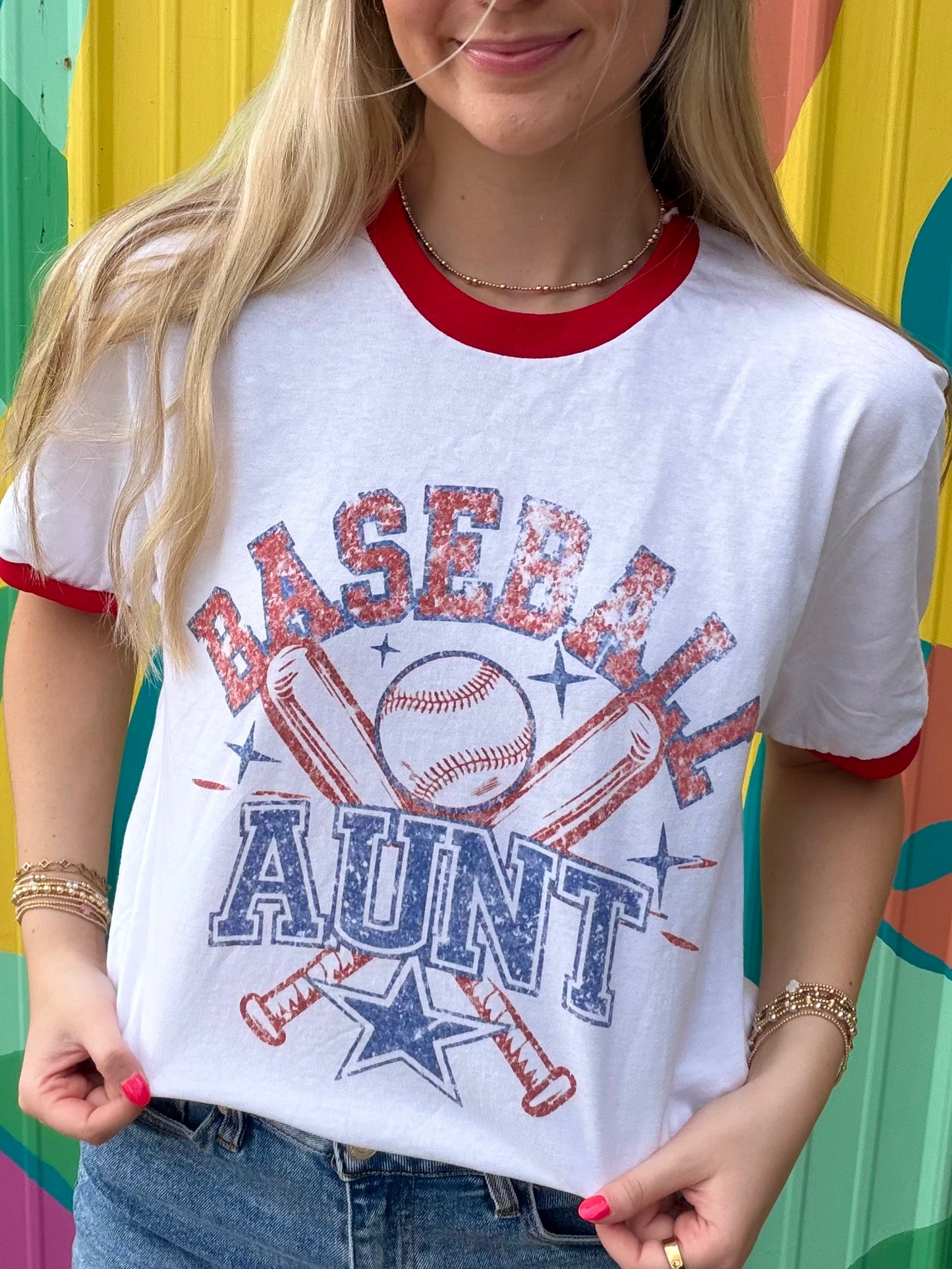 Baseball Aunt Tee