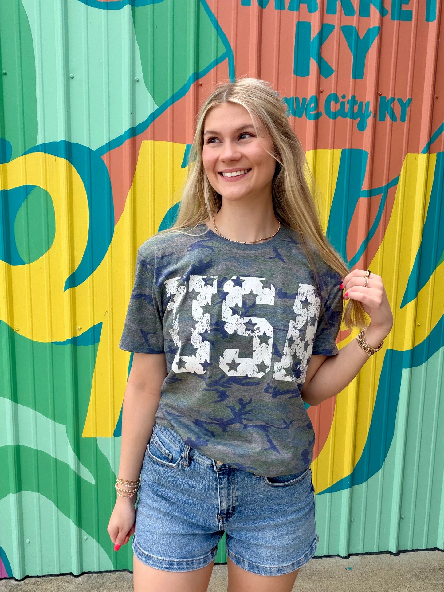 Camo USA Star Tee - (Youth & Adult)
