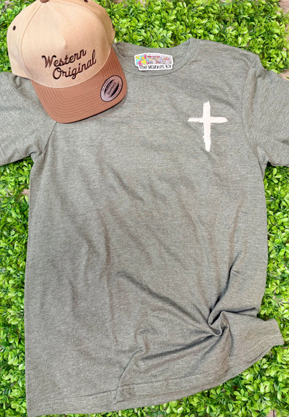 Matthew 17:20 | Heather Military Green | Mens Tee