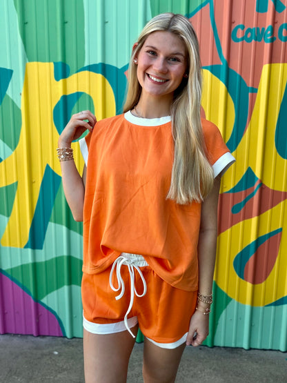 Scuba Contrast Trim Gameday Set: Orange