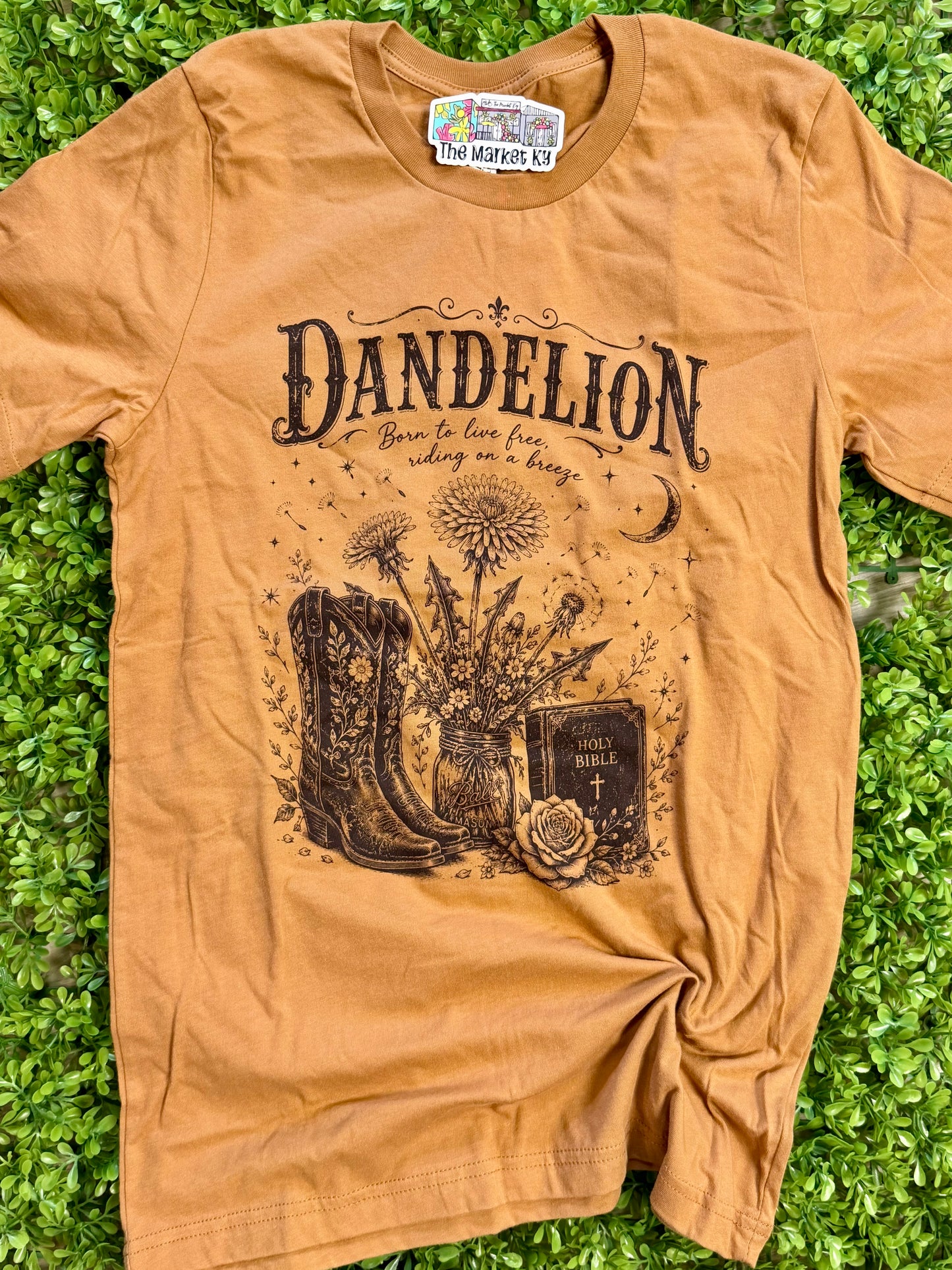 Dandelion Born To Live Free Tee