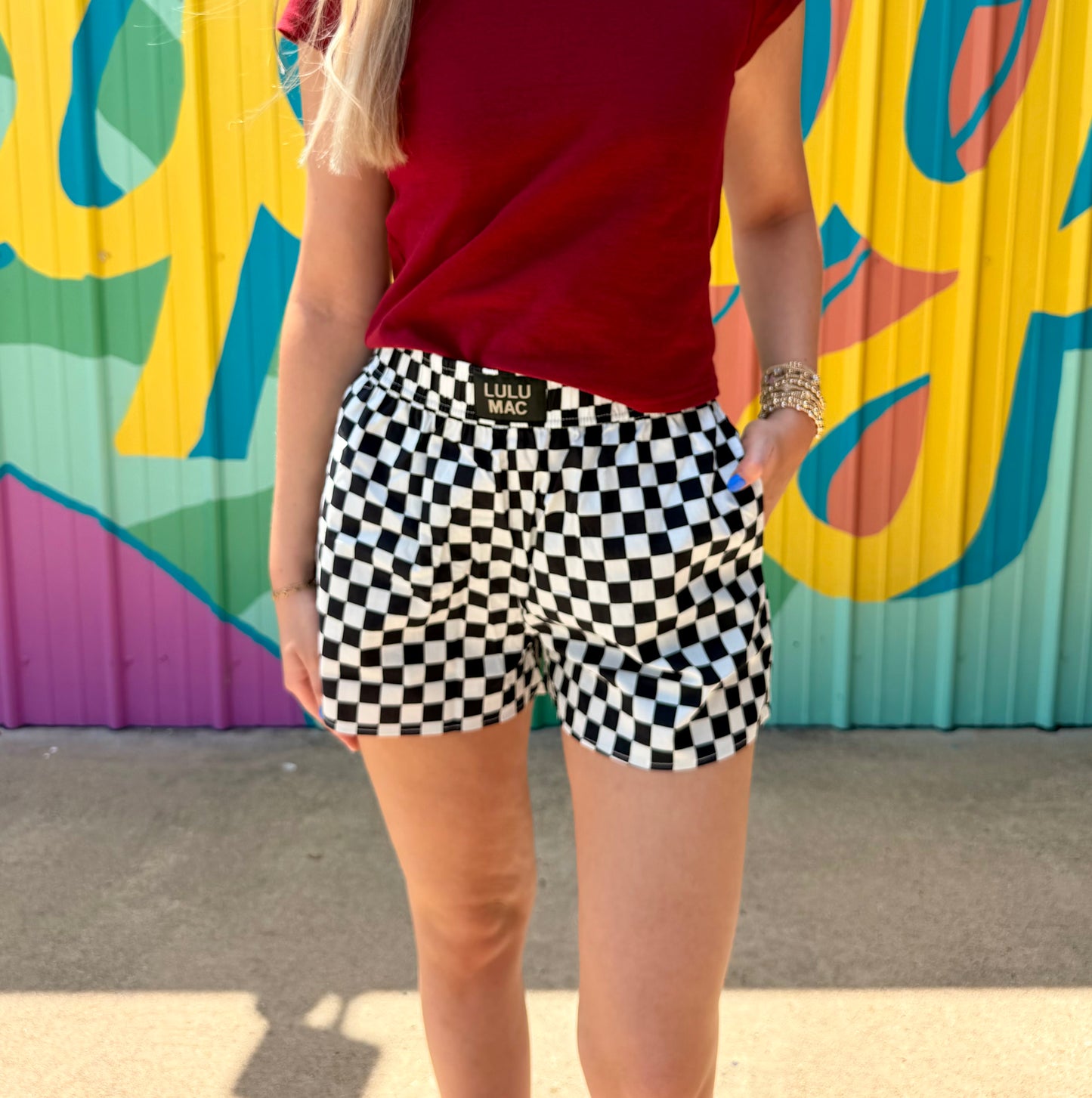 LuluMac Checkered Boxer Shorts