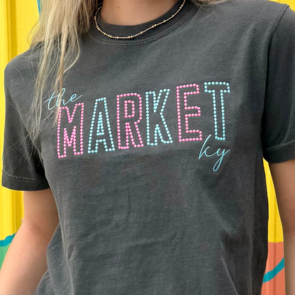 The Market Ky Embroidered Spirit Stud Comfort Colors Tee