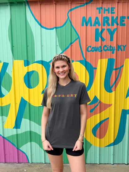 Barren County Embroidered Comfort Colors Tee (Youth & Adult)