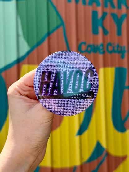 HAVOC Softball Button
