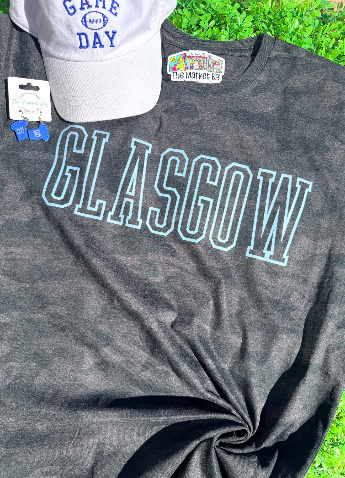 Camo Glasgow Tee - Black