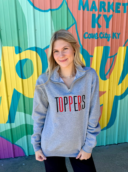 Toppers Embroidered Quarter Zip