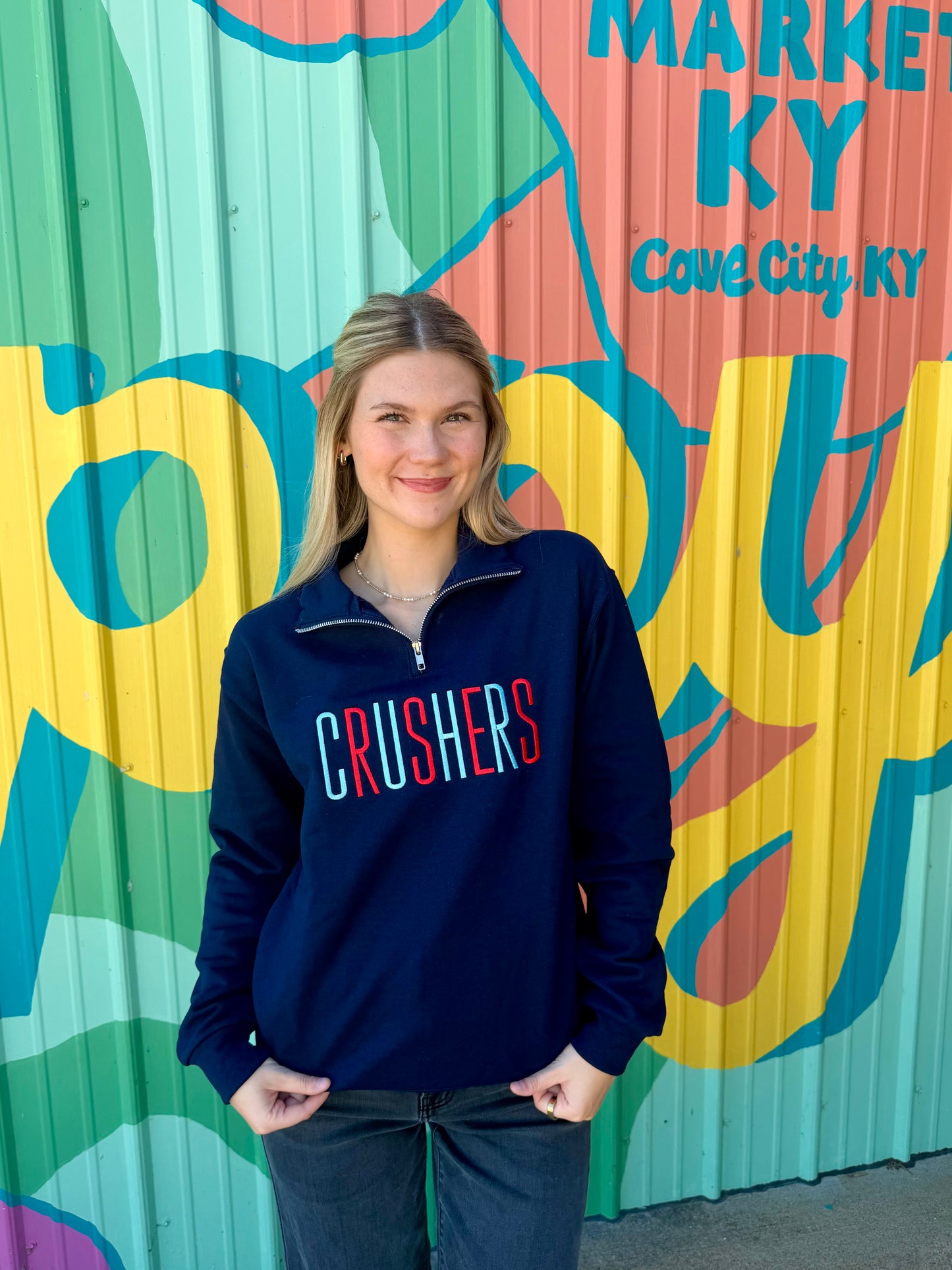 Crushers Embroidered Quarter Zip