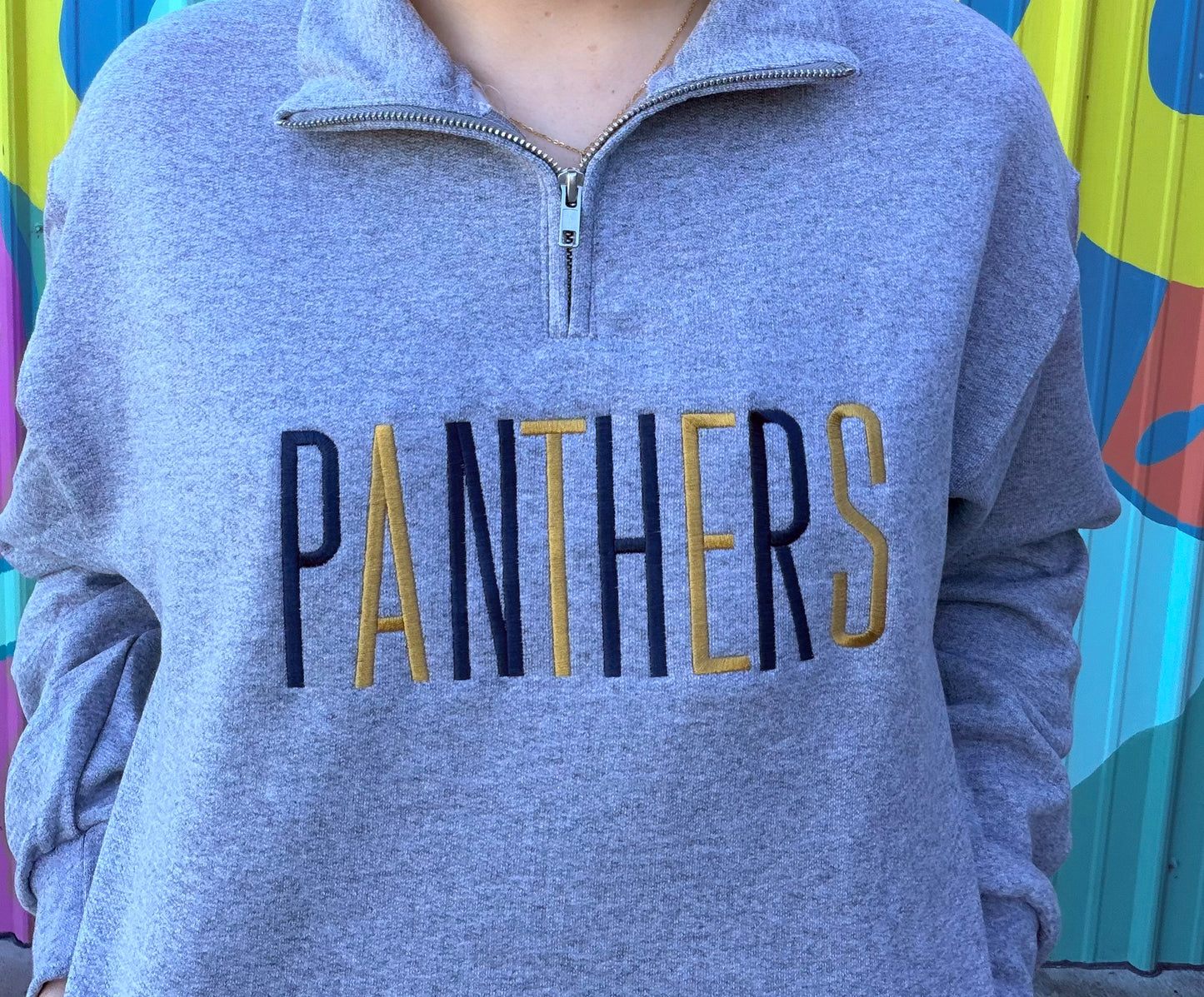 Panthers Embroidered Quarter Zip