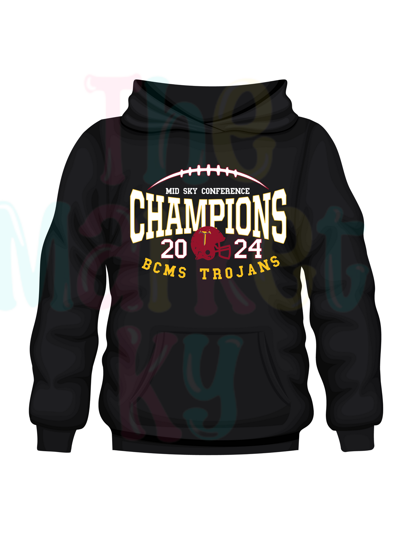 BCMS Mid Sky CHAMPS Hooded Sweatshirt