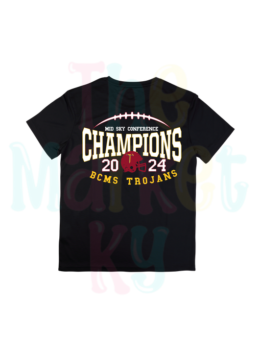 BCMS Mid Sky CHAMPS Tee w/ roster on back