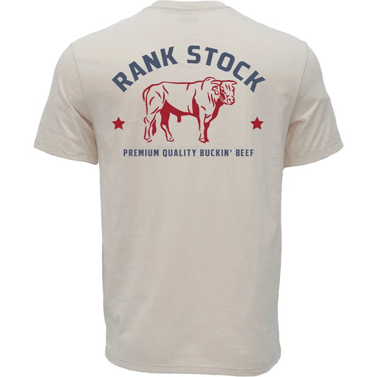 Hooey Charbray Rank Stock Pocket Tee - Cream