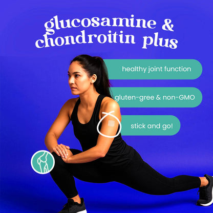 Glucosamine & Chondroitin Plus Patch - Joint Health Support: 1-Pack