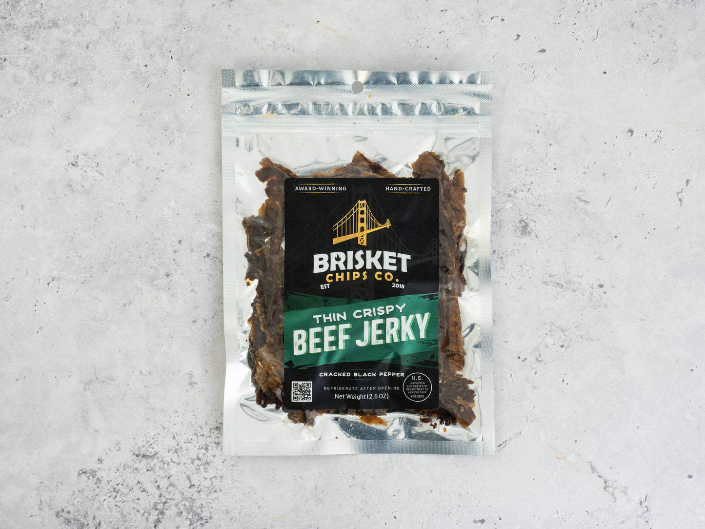 Brisket Chips & Co. Cracked Black Pepper 2.5oz