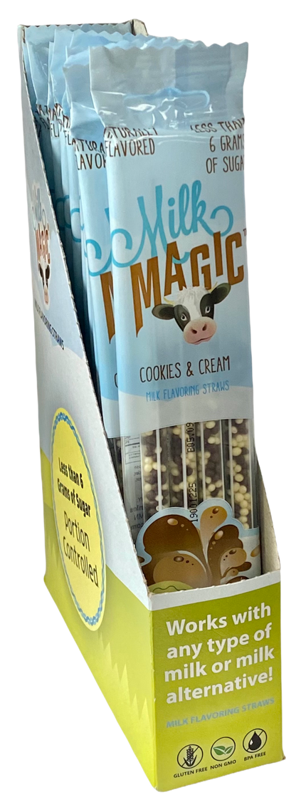 Milk Magic Cookies and Cream Milk Flavoring Straws