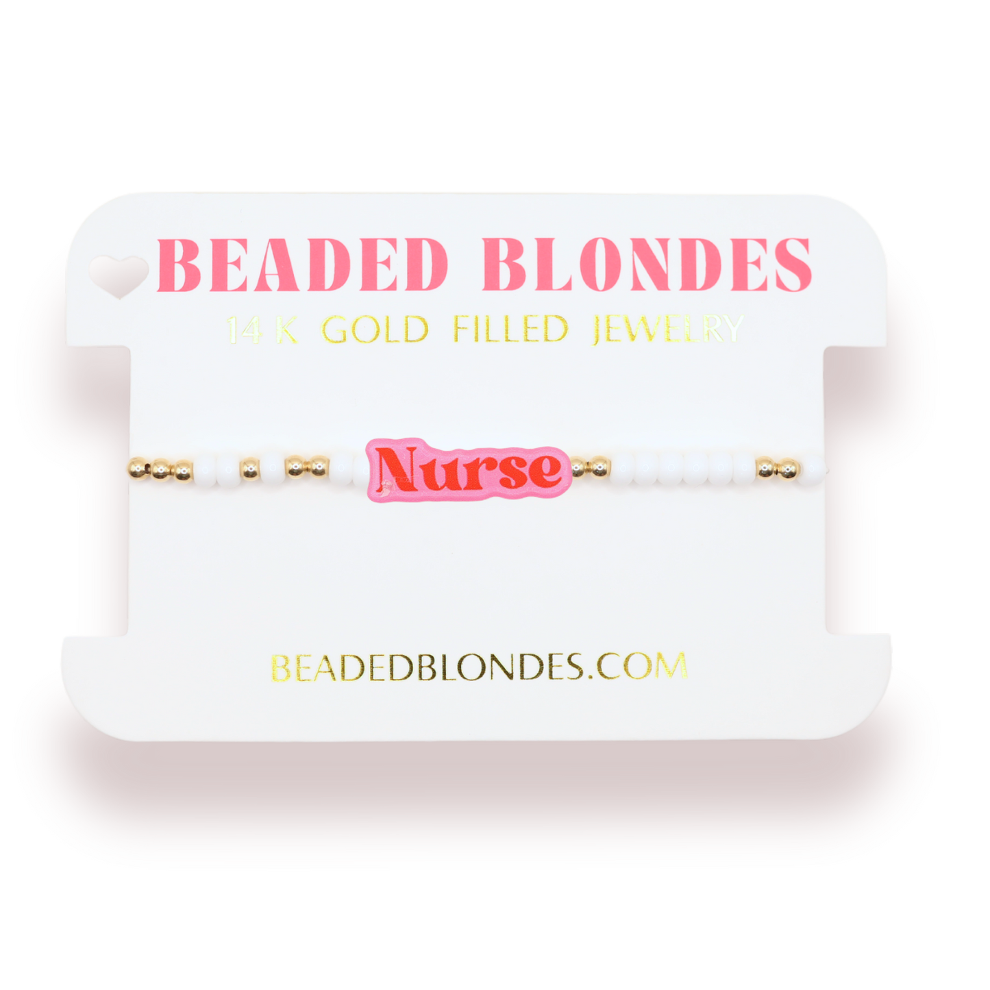 Nurse Bracelet: Sprinkle / Standard 6.75 inch