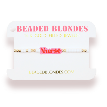 Nurse Bracelet: Sprinkle / Standard 6.75 inch