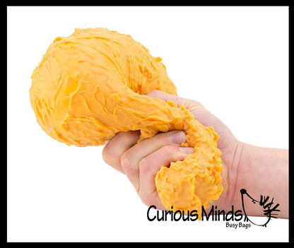 Jumbo Doh Filled Chicken Drumstick Squishy