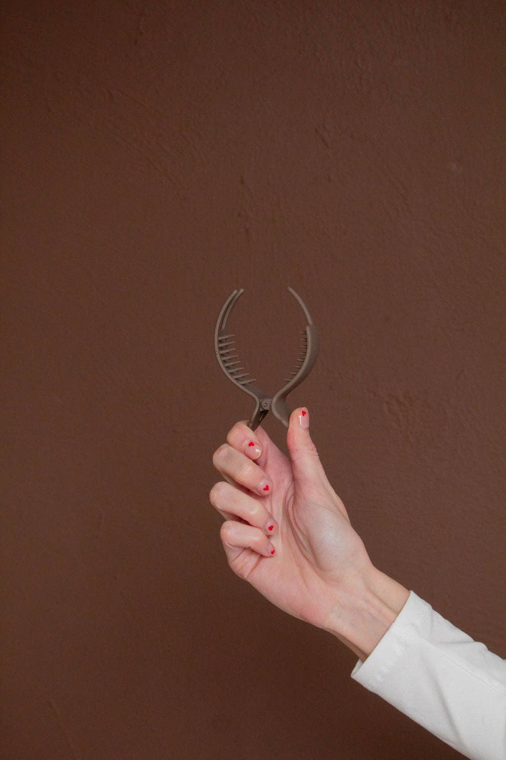Jumbo Brown Ponytail Claw Clip