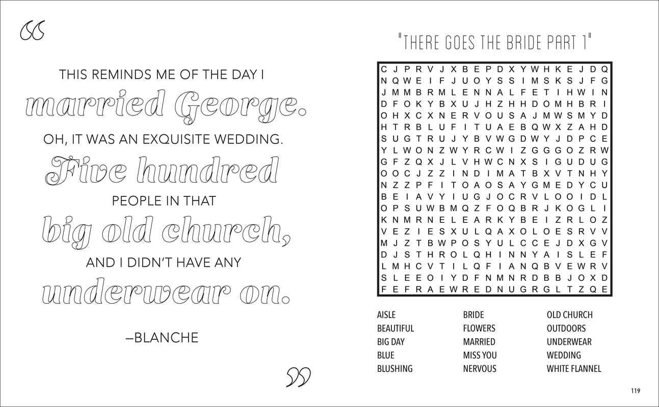 Golden Girls Word Search, Quips, Quotes and Coloring Book by Editors of Thunder Bay Press: Flexibound; 192 pages / English