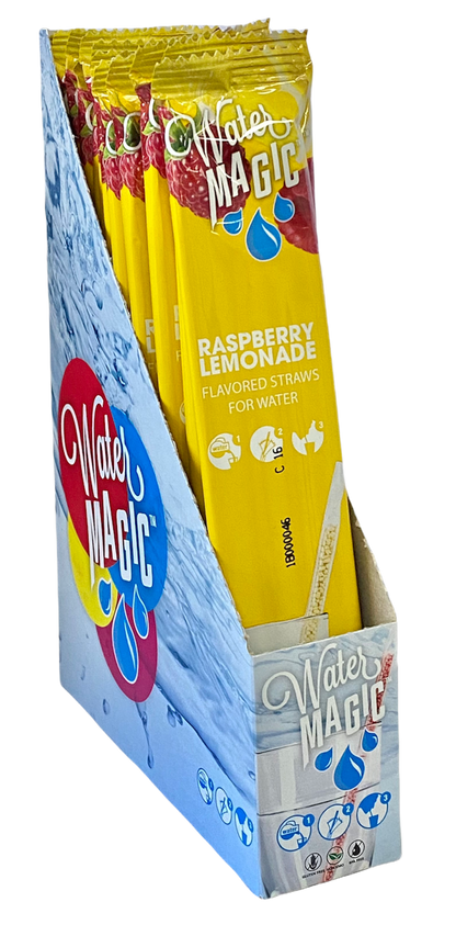 Water Magic Raspberry Lemonade Water Flavoring Straws