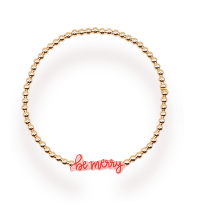 Be Merry Bracelet: Standard 6.75 Inch / Sprinkle