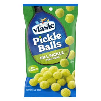 Vlasic Pickle Balls, Dill Pickle Corn Puffs 2oz