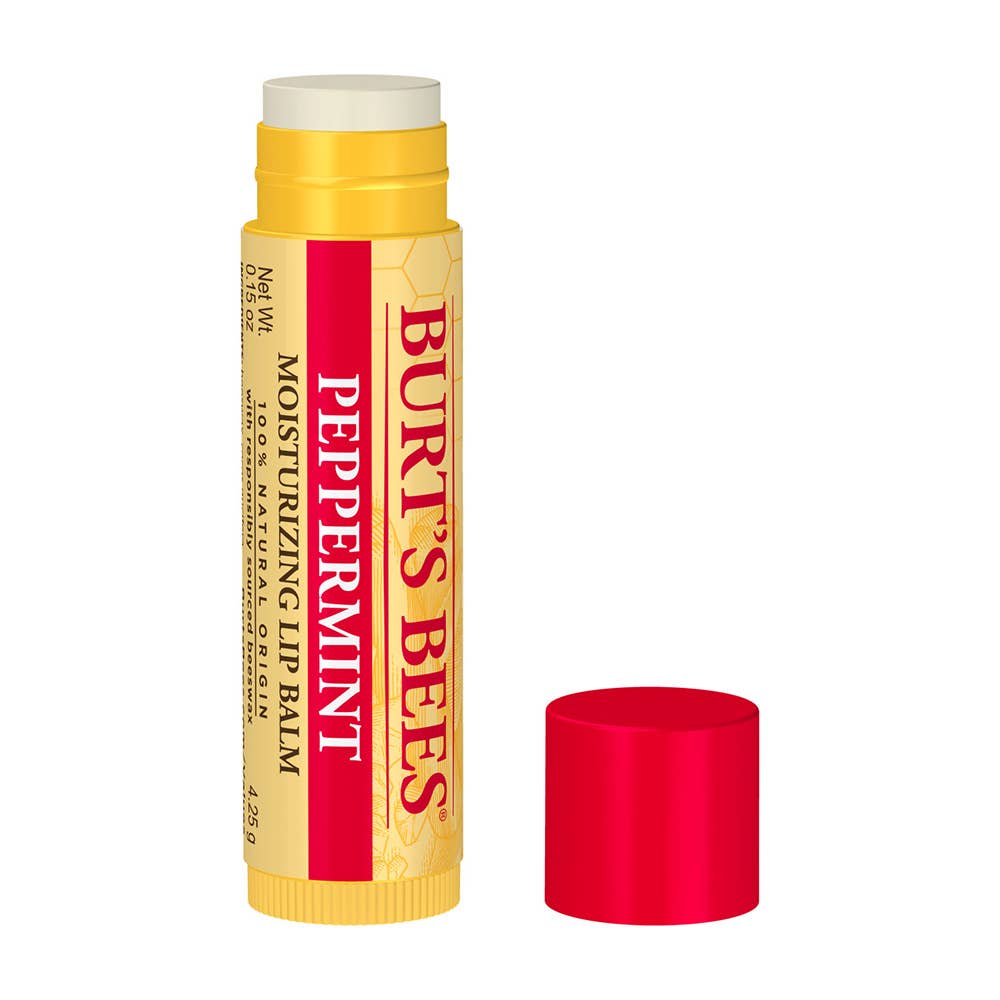 Holiday Peppermint Moisturizing Lip Balm Blister Box