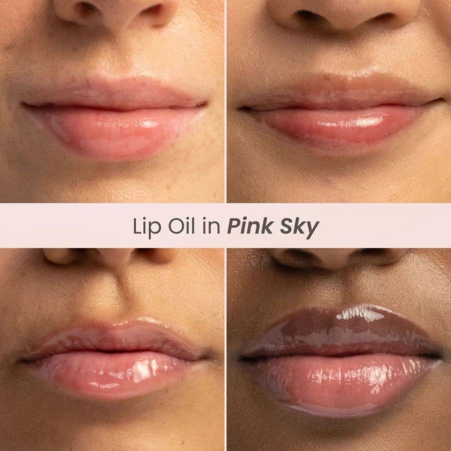 Pink Sky Lip Oil With Jojoba Oil 0.5 oz. Blister Box