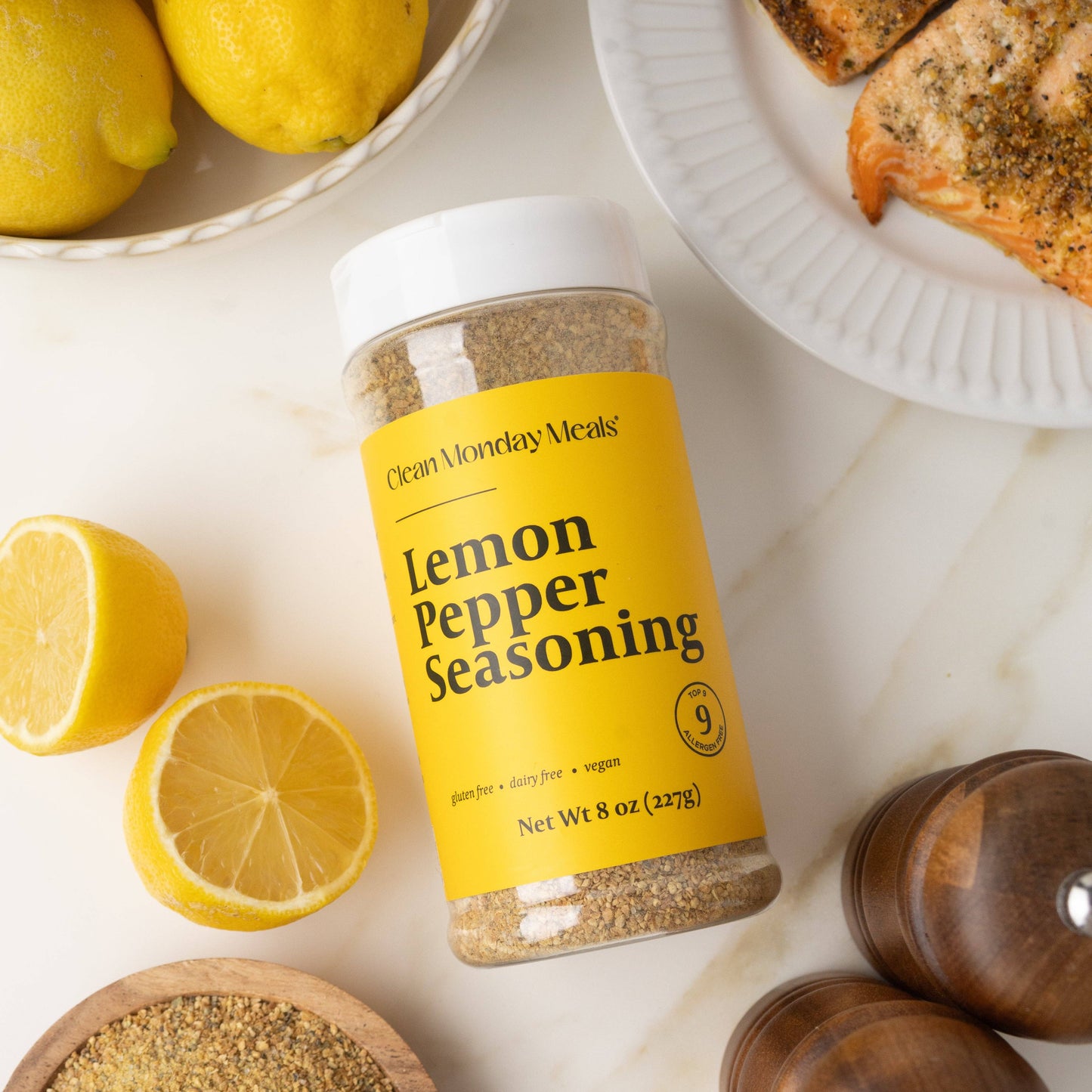 Lemon Pepper Seasoning: Standard-8oz