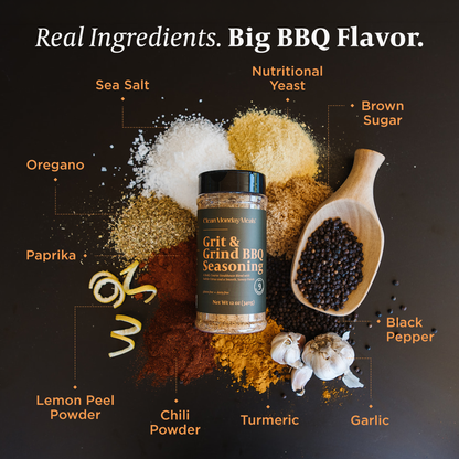 Grit & Grind BBQ Seasoning: Standard 12 oz