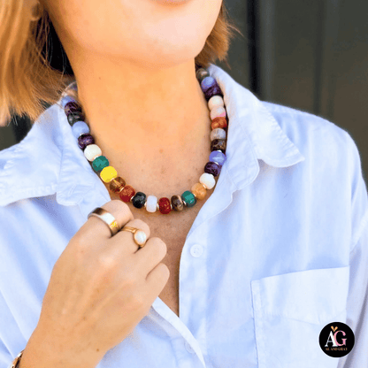 The Pop Necklace: Hot Pink