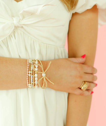 Pastel Spring Sprinkle Bracelet: Standard 6.75 inch