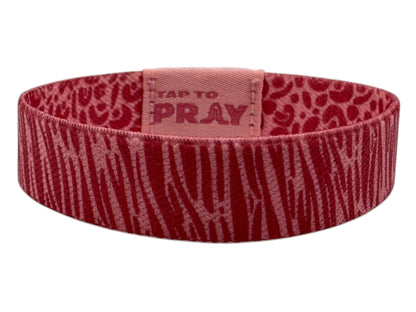 Tap To Pray™ Wristbands - Safari Rose: X-Large