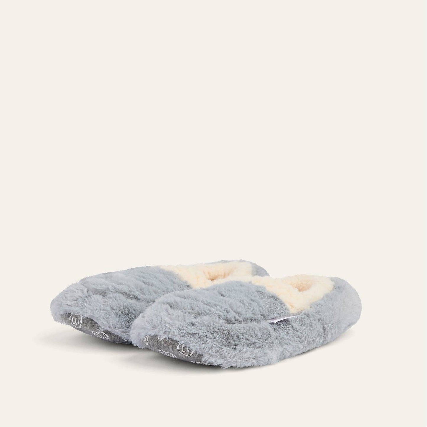 Sherpa Gray Warmies Slippers