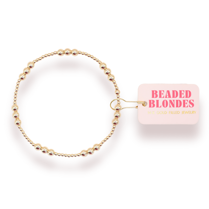 ILY Bracelet in Gold: Standard 6.75 inch