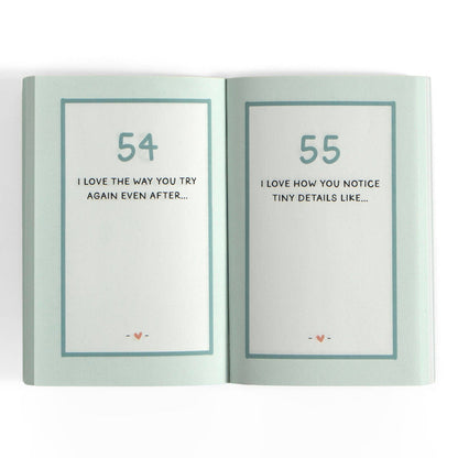 100 Things I Love About You Prompted Journal