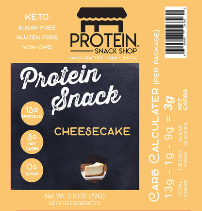 Gourmet Vanilla Protein Cheesecake (Keto)