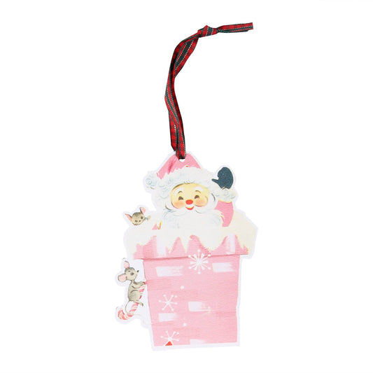 Vintage Santa Chimney Ornament