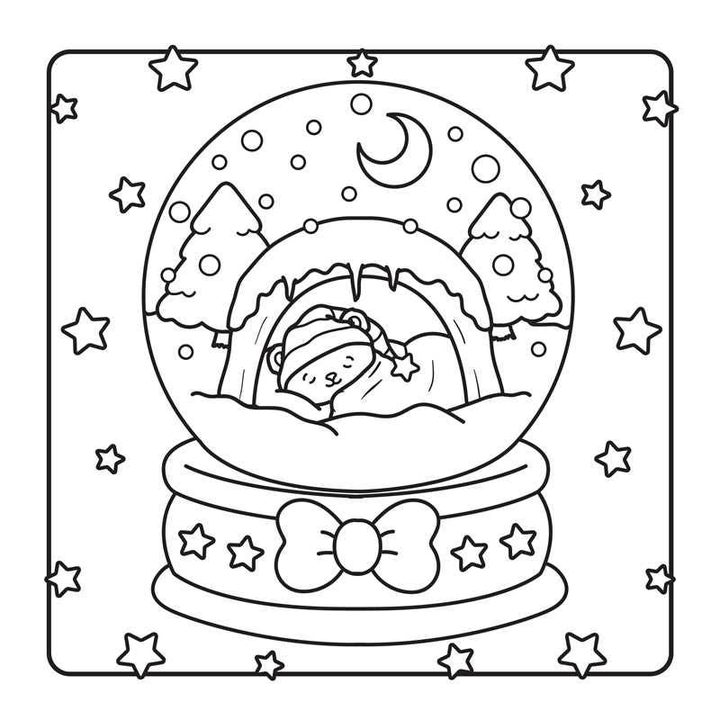 Snuggly Winter Coloring Book by: Paperback; 96 pages / English